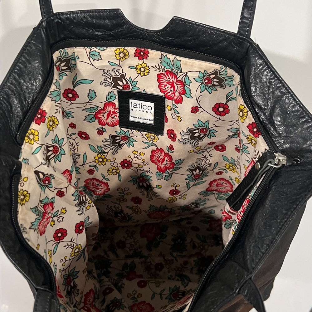 Latico NJ USA leather tote - Picture 2 of 9